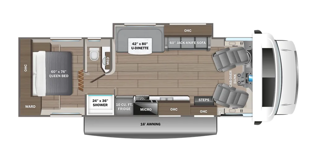 2024 Jayco Redhawk 29XK floor plan