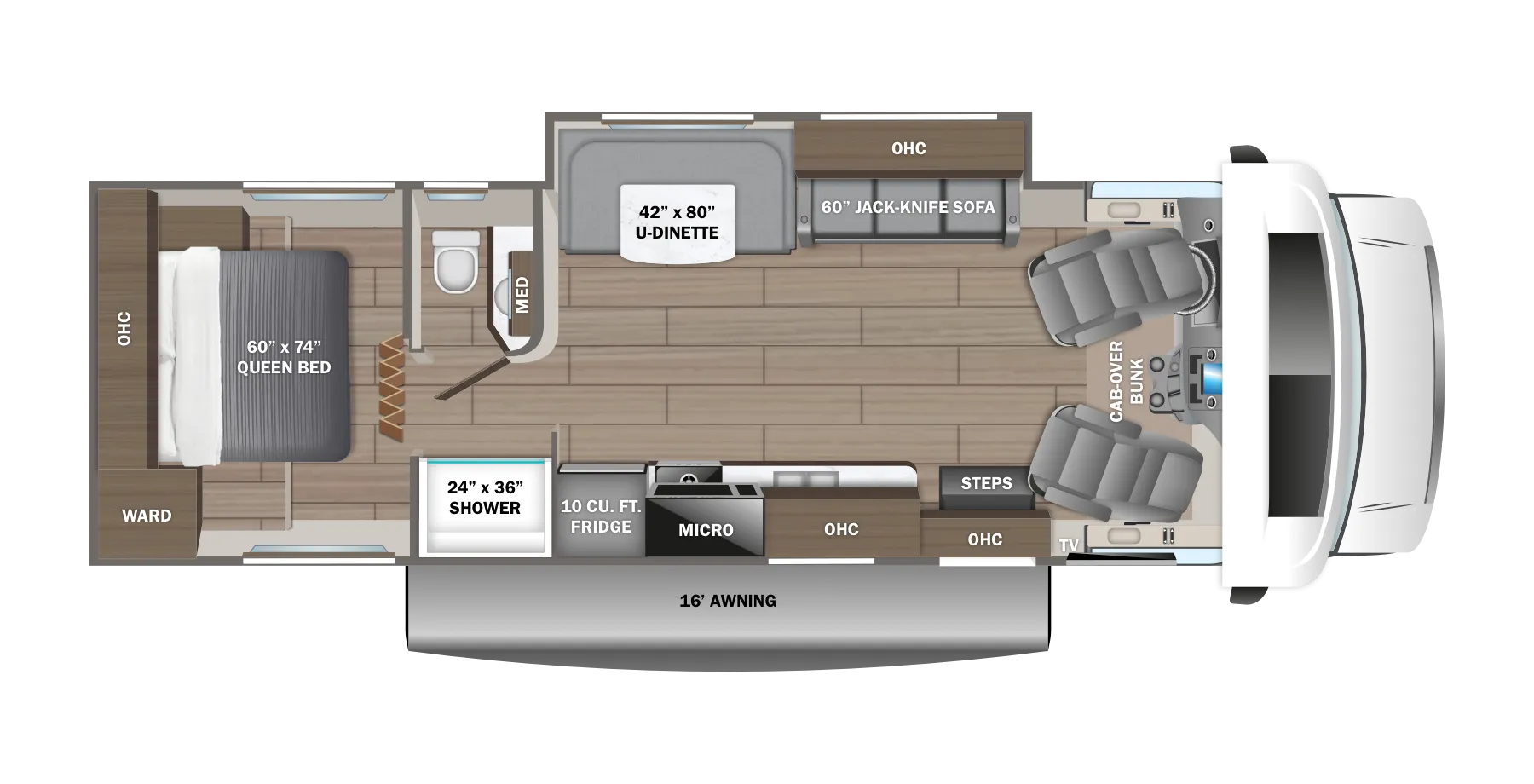 2024 Jayco Redhawk 29XK - Floor plan