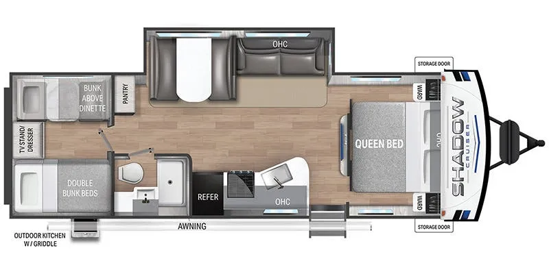 Cruiser RV Shadow Cruiser SC280QBS floor plan