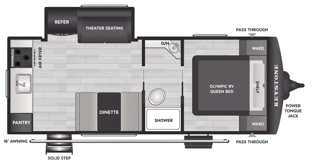 2027 Keystone Springdale 2120RKS 2120RKSWE floor plan