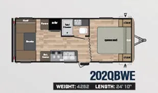 Keystone Springdale 2020BWE floor plan
