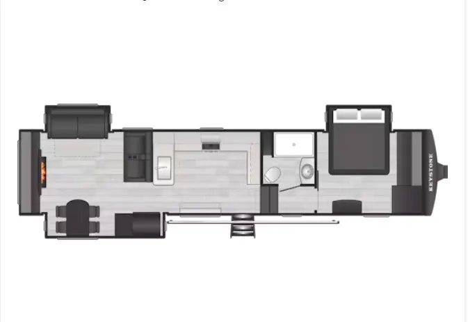 2026 Keystone Sprinter 3520RDS - Floor plan