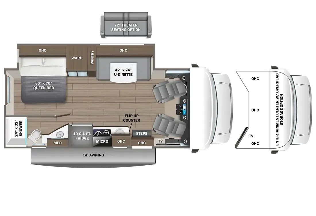 Entegra Coach Qwest SE 24L floor plan