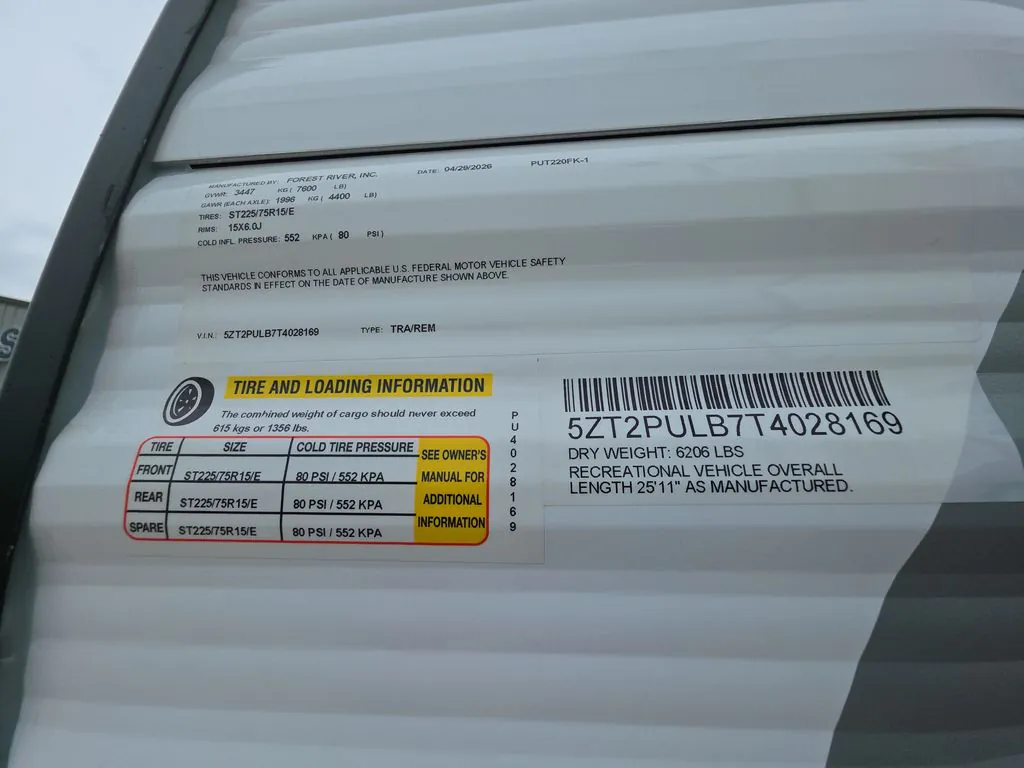 2026 Forest River Puma 220FK — Photo 5