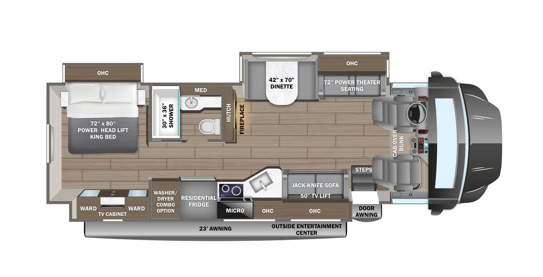 2025 Jayco Seneca 37M - Floor plan