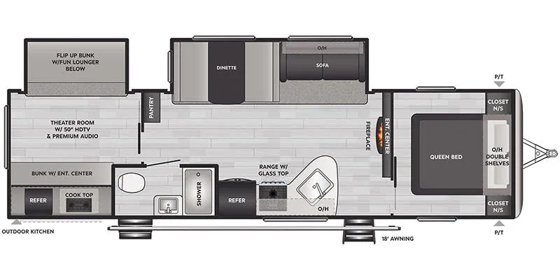Keystone Springdale 301TRWE floor plan