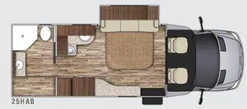 Renegade RV Villagio 25HAB floor plan