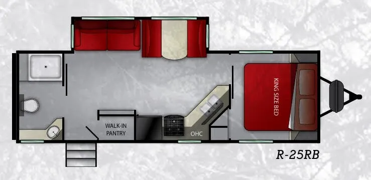 Cruiser RV Radiance 25RB floor plan