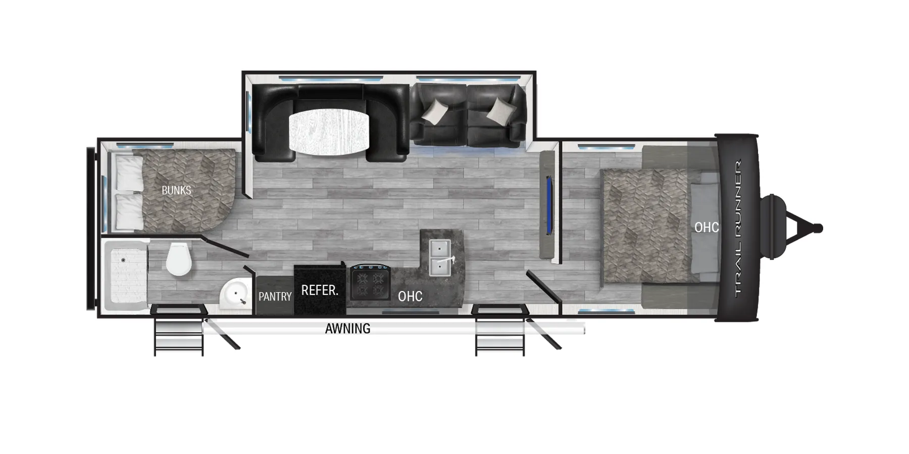 Heartland Trail Runner 270BH floor plan