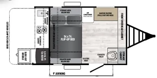 Coachmen Clipper ROK 12000ROK floor plan
