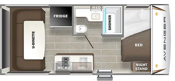 Prime Time Avenger LT 16RD floor plan