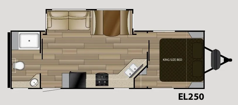 Cruiser RV Embrace 250 floor plan