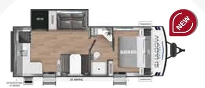 2024 Cruiser RV Shadow Cruiser 242RKS - Floor plan