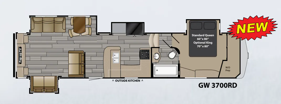 Heartland Gateway 3700 RD floor plan