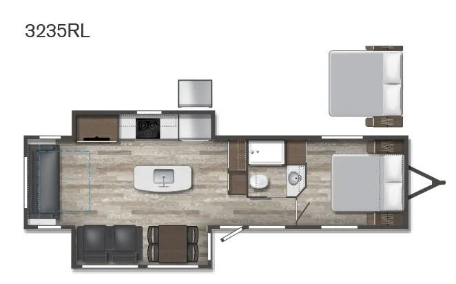 Winnebago Voyage 3235RL floor plan