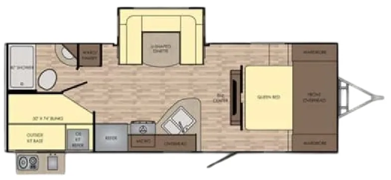 CrossRoads Sunset Trail Super Lite 239BH floor plan