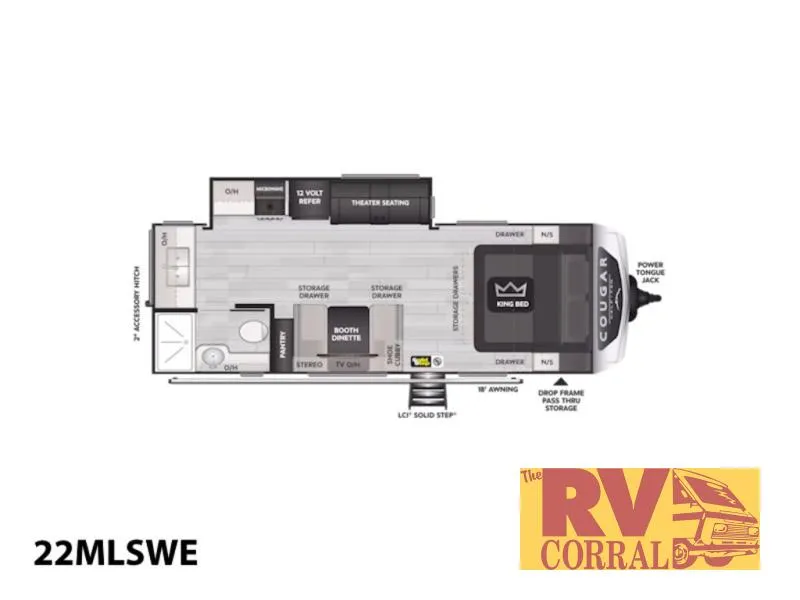 2026 Keystone RV Cougar Half-Ton 22MLSWE - Photo 4