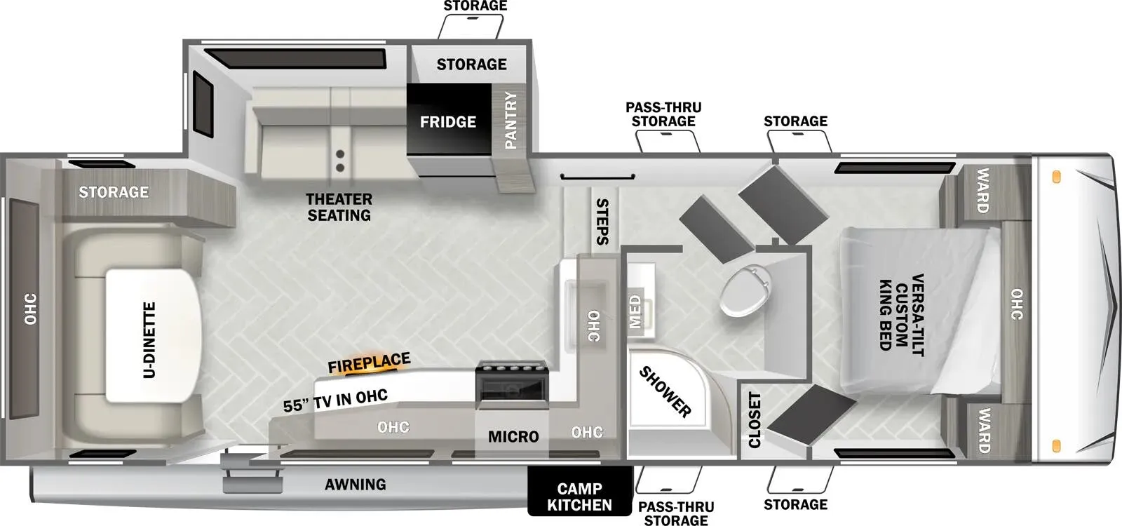 Forest River EVO F2505 floor plan