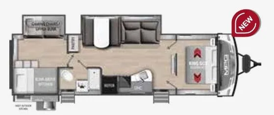Cruiser RV MPG 3100BH floor plan