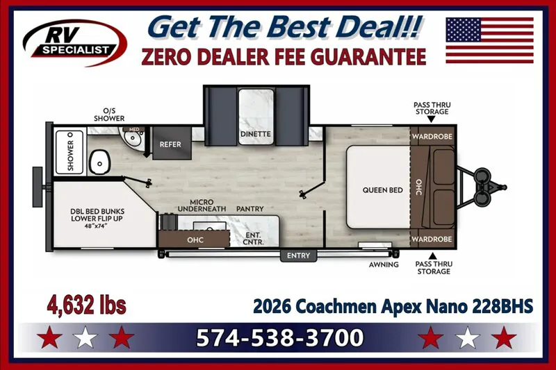 2026 Coachmen Apex Nano 228BHS - Photo 3