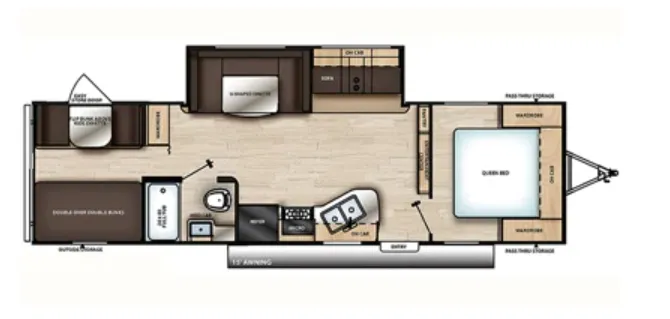 Coachmen Catalina Summit Series 8 8 291BHS floor plan