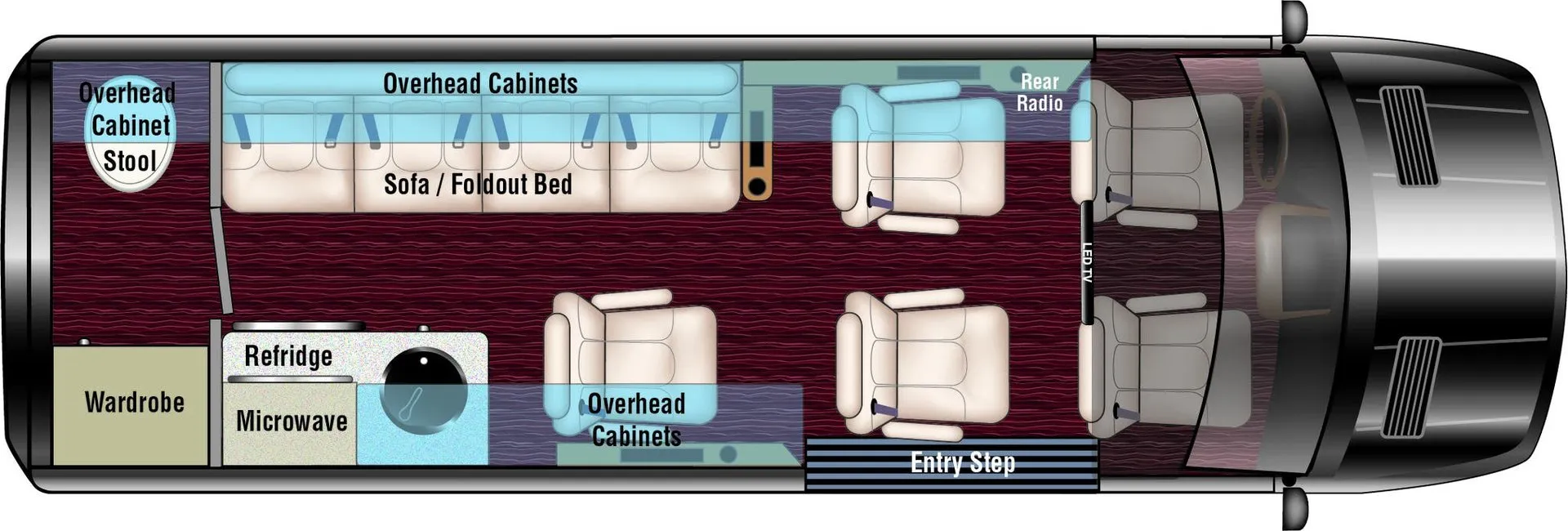 Midwest Luxe Cruiser S5 floor plan