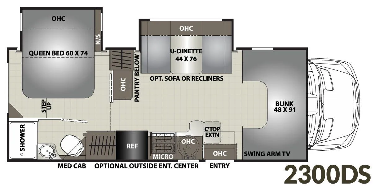 Coachmen Prism 2300DS floor plan