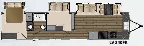 Heartland Lakeview 340 FK floor plan