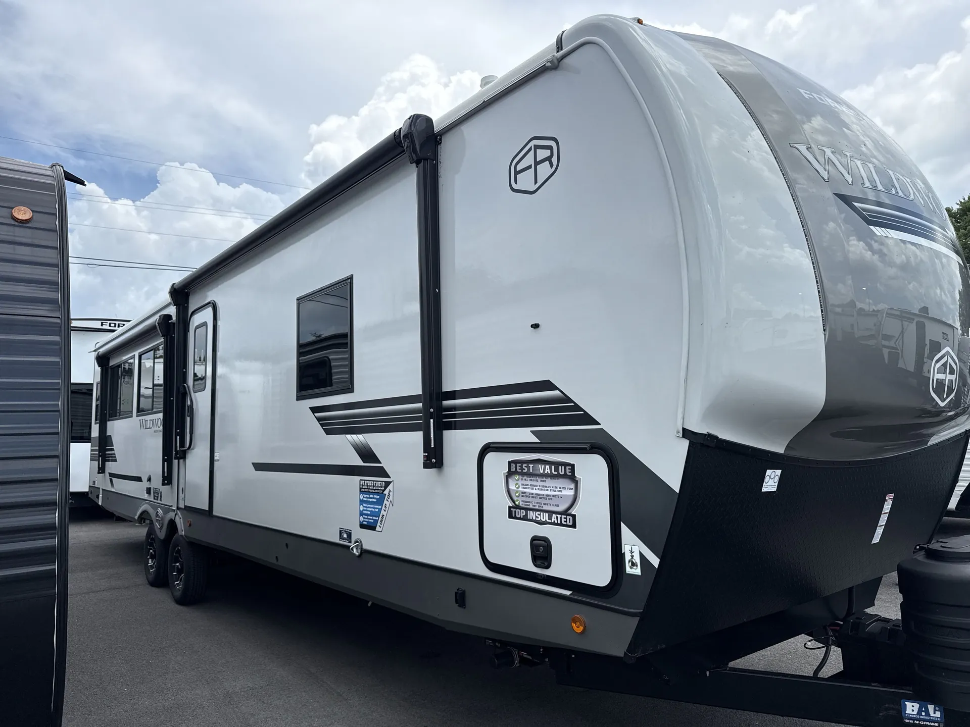 2027 Forest River Wildwood Heritage Glen 308RL — campside