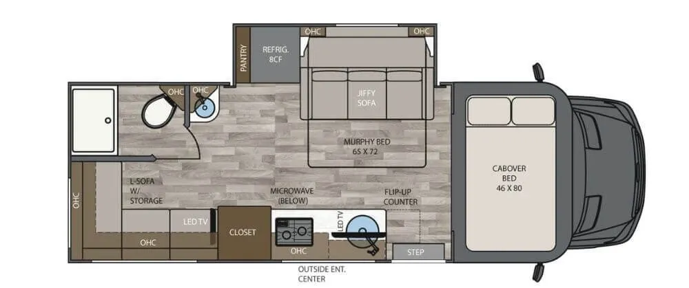 2025 Renegade RV Vienna 25DLC - Floor plan