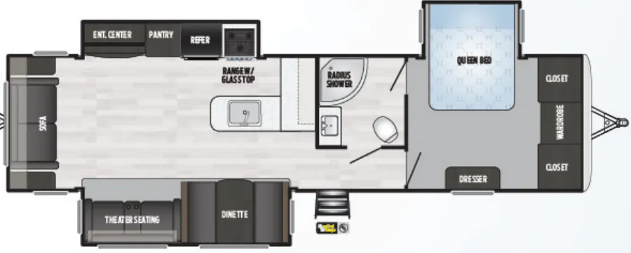 Keystone Springdale 333RE floor plan