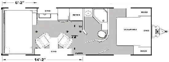 Eclipse Attitude 23SA floor plan