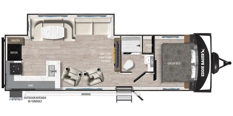 Heartland Eddie Bauer EBS 300RK floor plan