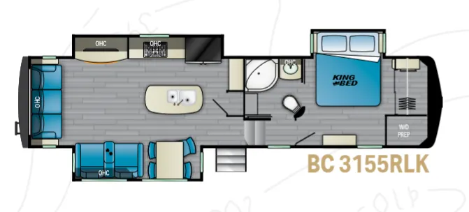 Heartland Big Country 3155RLK floor plan