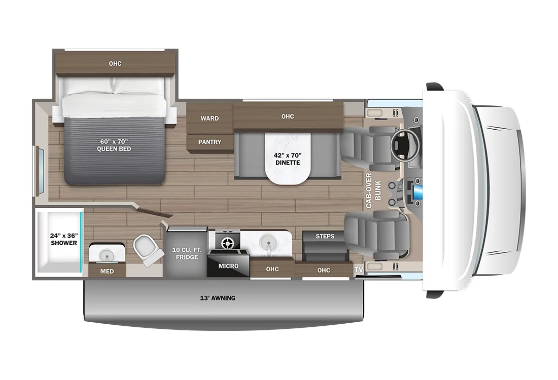2027 Jayco Redhawk SE 22C - Floor plan