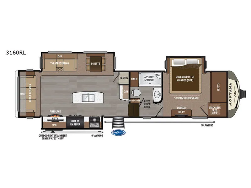 2017 Keystone Montana 3160 RL - Photo 2