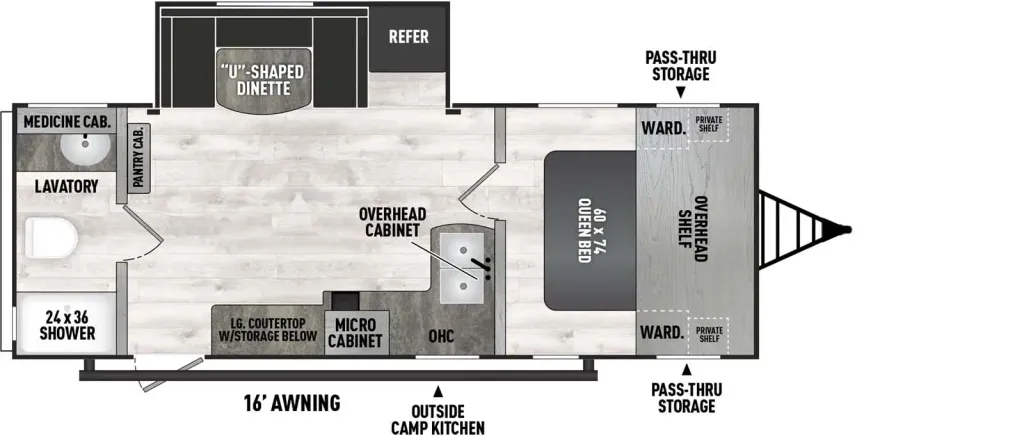 2023 CLIPPER 251RBS 251RBS floor plan