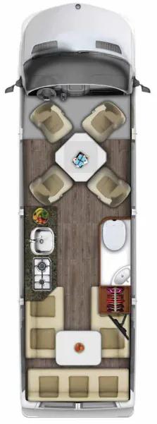Roadtrek RS Adventurous Base floor plan