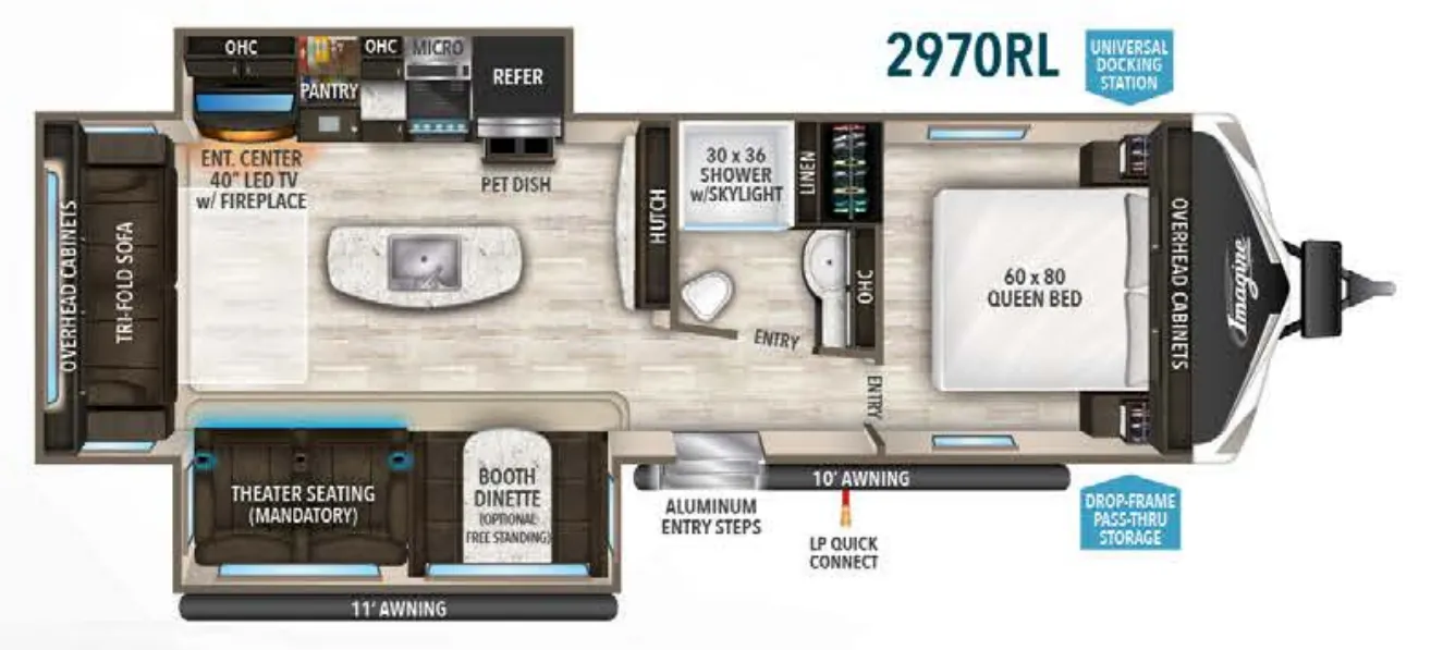 Grand Design Imagine 2970RL exterior
