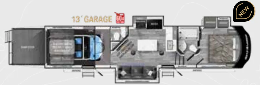 Heartland Road Warrior 375 floor plan