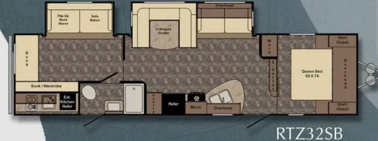 CrossRoads Rezerve RTZ32SB floor plan