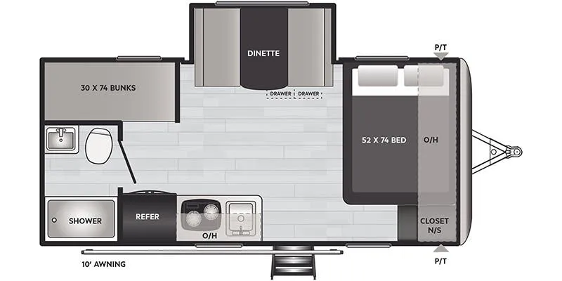 Keystone Springdale 1760BH floor plan