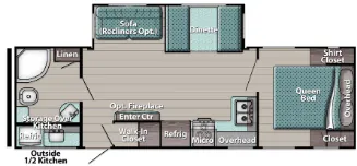 Gulf Stream Conquest Supreme 266RBS floor plan