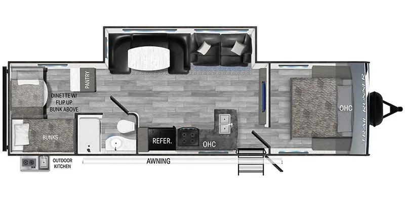 Heartland Trail Runner TR 30 RBK floor plan