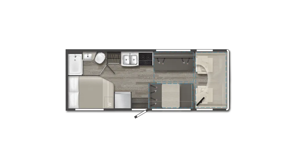 2024 Winnebago Spirit 25B floor plan