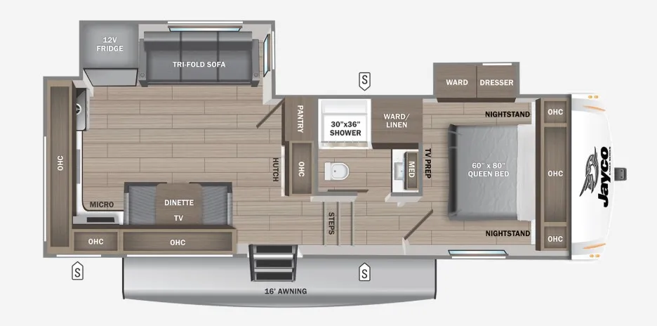 2027 Jayco Eagle SLE 24MLE - Floor plan