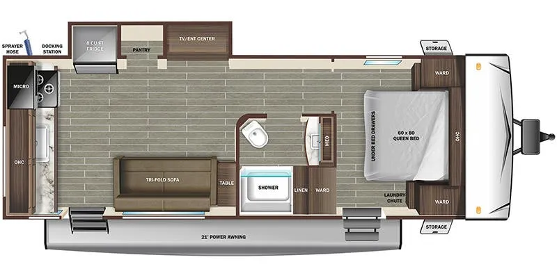 2022 Starcraft Super Lite 232MD floor plan