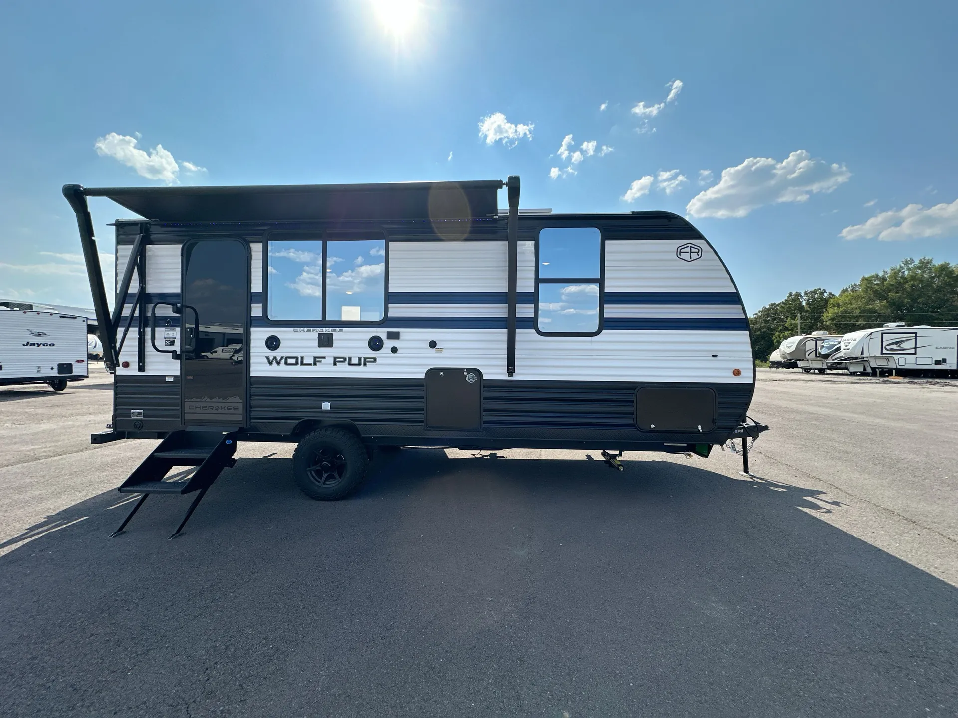 2027 Forest River Cherokee Wolf Pup 17SC — campside