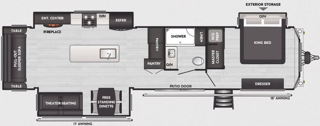 Keystone Residence 40RS floor plan