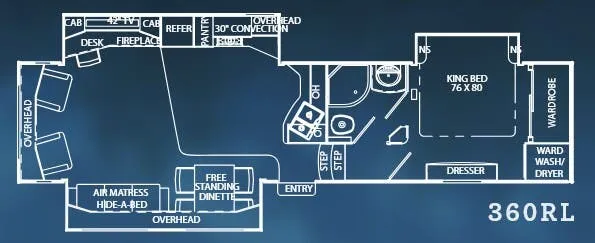 Coachmen Brookstone 360RL floor plan